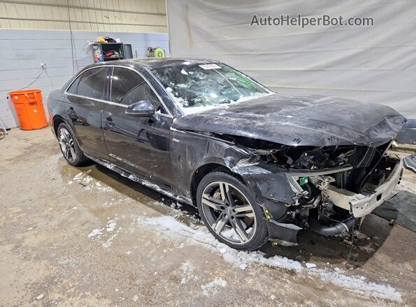 WAUENAF41JN007371 2018 AUDI A4 Черный Передняя правая четверть