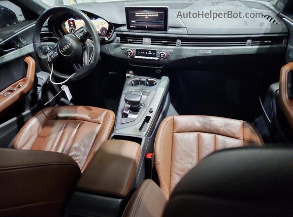 WAUENAF41JN007371 2018 AUDI A4 Черный Вид панели приборов