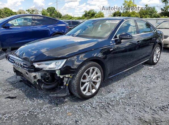 WAUENAF42KA014709 2019 AUDI A4 Black Przód lewy