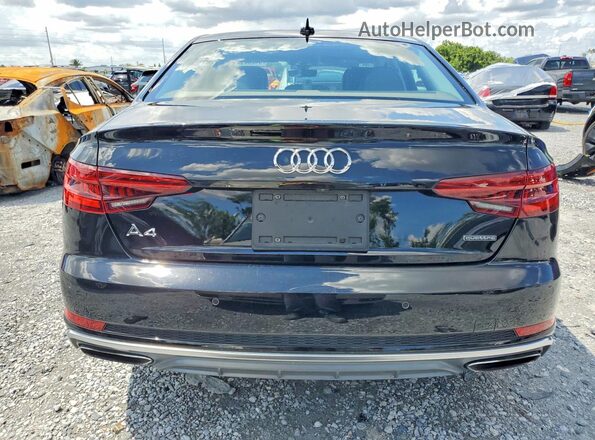 WAUENAF42KA014709 2019 AUDI A4 Black Widok z tyłu