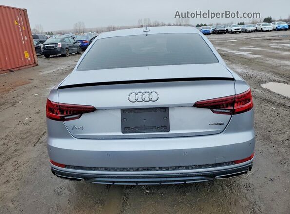 WAUENAF42KA035883 2019 AUDI A4 Silver Հետևի տեսք