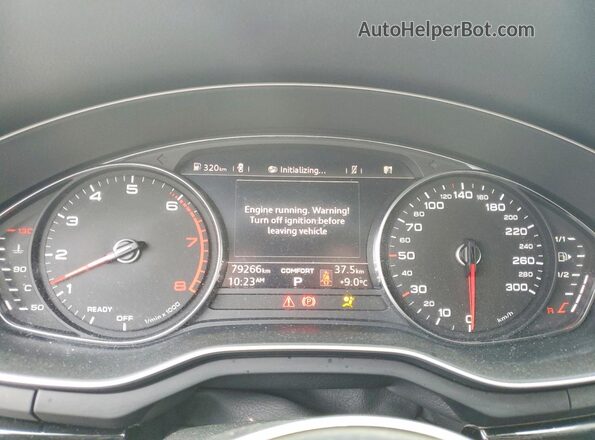 WAUENAF42KA035883 2019 AUDI A4 Silver Սարքավորումների վահանակի տեսք