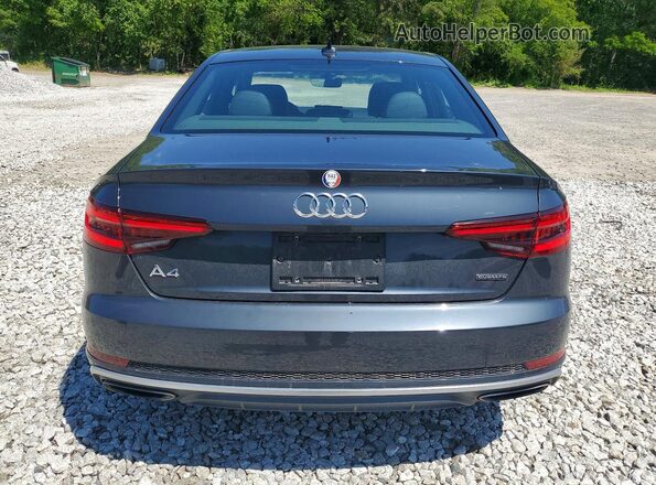 WAUENAF43KA118044 2019 AUDI A4 Серый Вид сзади