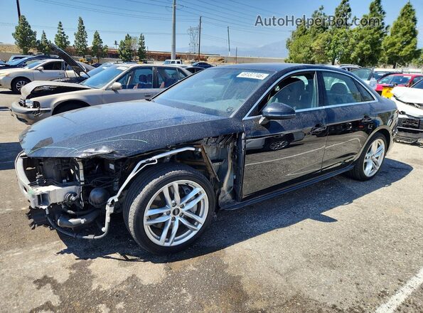 WAUENAF43LN011280 2020 AUDI A4 Черный Передняя левая четверть