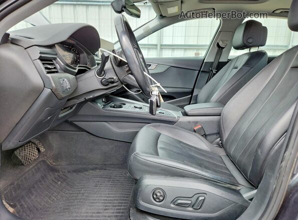 WAUENAF44JN017909 2018 AUDI OTHER Charcoal Front interior view