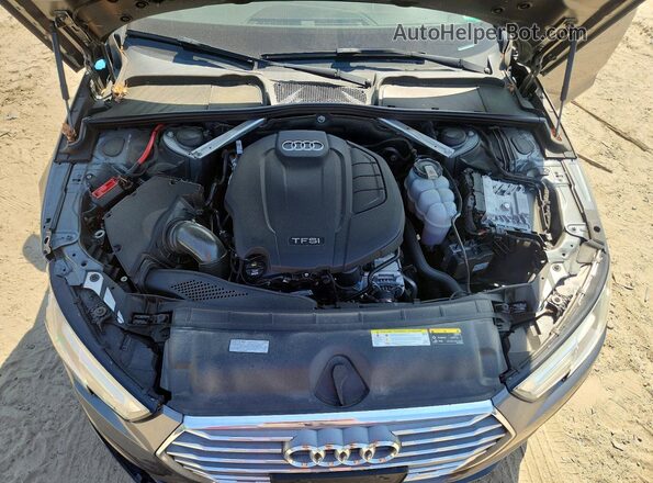 WAUENAF44KN015336 2019 AUDI A4 Gray უკანა სალონის ხედი