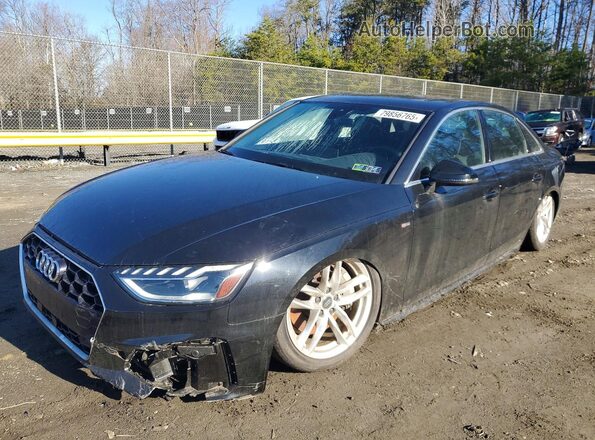 WAUENAF44LA062858 2020 AUDI A4 Black Vista tres cuartos delantera izquierda