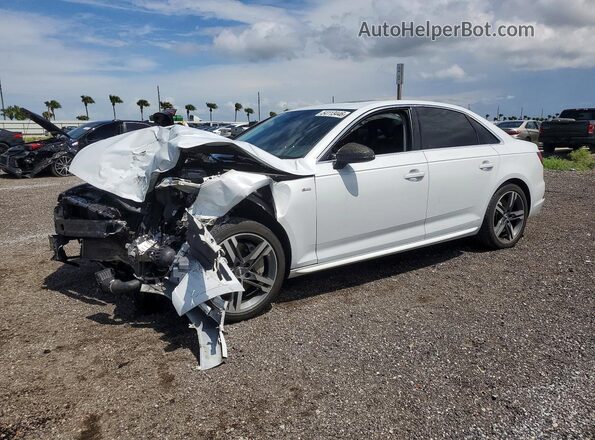 WAUENAF45HN066949 2017 AUDI A4 Белый Передняя левая четверть