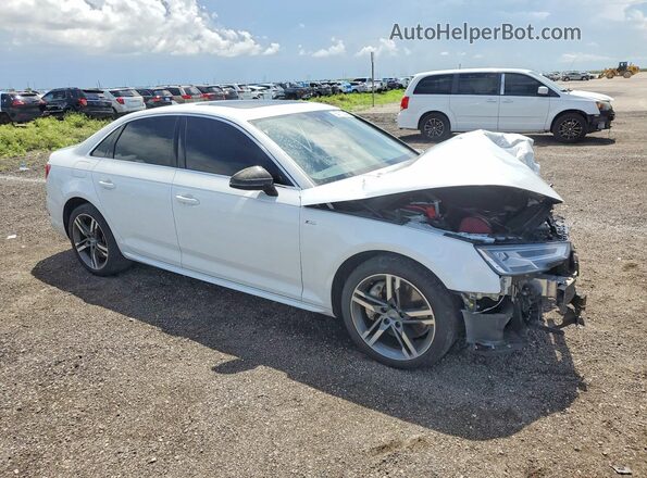 WAUENAF45HN066949 2017 AUDI A4 Белый Передняя правая четверть