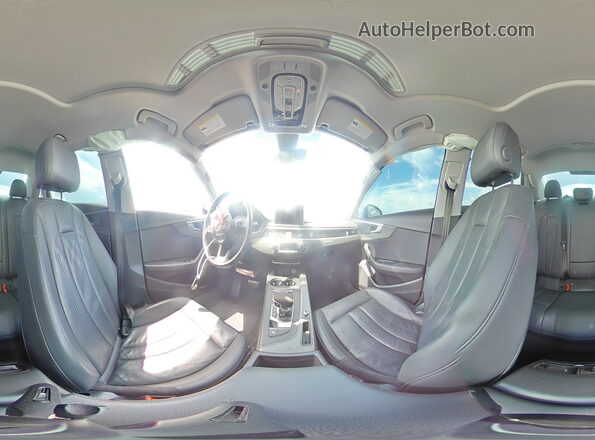 WAUENAF45HN066949 2017 AUDI A4 Белый Панорамный вид салона 360°