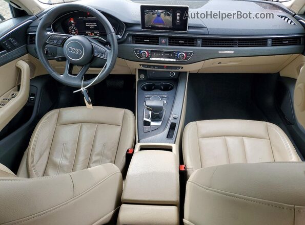 WAUENAF45JA106735 2018 AUDI A4 White Вид панелі приладів