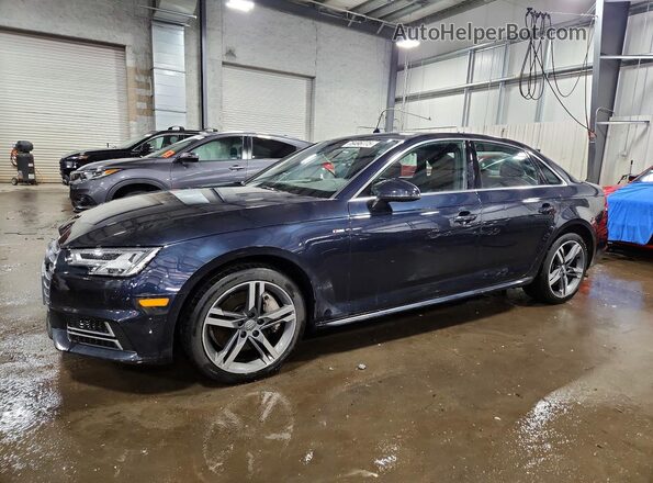 WAUENAF45JA231945 2018 AUDI OTHER Blue Առջևի ձախ երեք քառորդ տեսարան