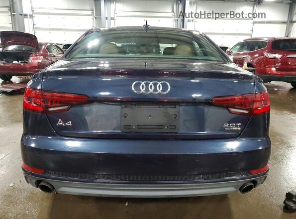 WAUENAF45JA231945 2018 AUDI OTHER Blue Հետևի տեսք