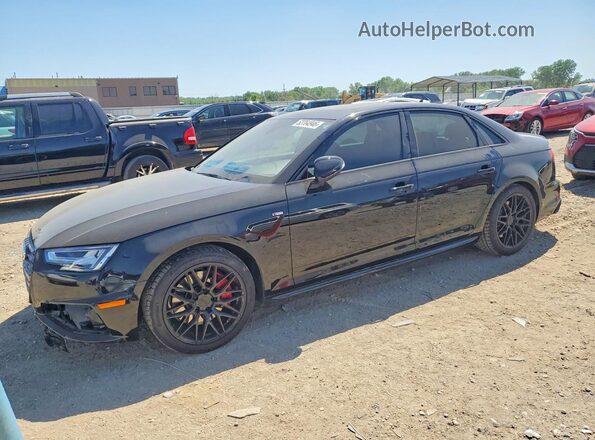 WAUENAF45KA013568 2019 AUDI A4 Black წინა მარცხენა ხედი სამი მეოთხედიდან