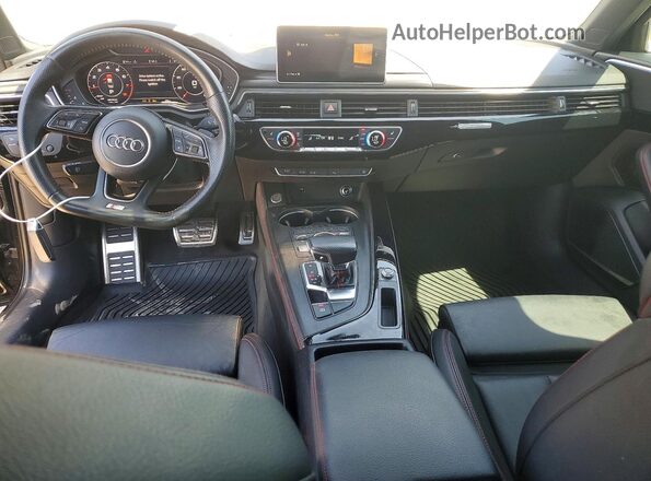 WAUENAF45KA013568 2019 AUDI A4 Black წინა პანელის ხედი