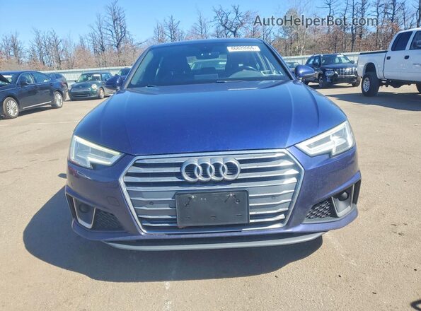 WAUENAF45KA106798 2019 AUDI A4 Blue Вид спереду