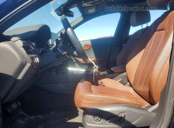 WAUENAF45KA106798 2019 AUDI A4 Blue Вид салону спереду