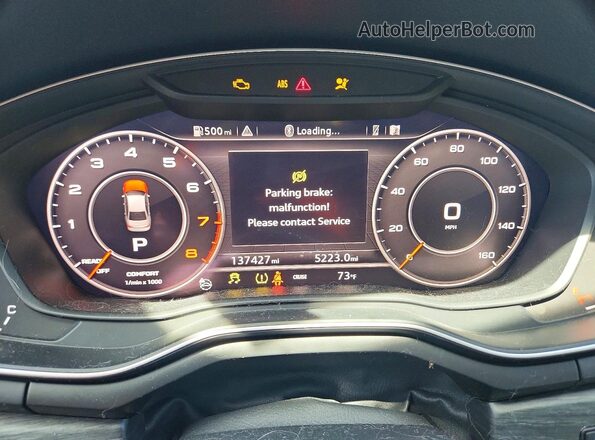 WAUENAF46HN024483 2017 AUDI A4 Green Widok zestawu wskaźników