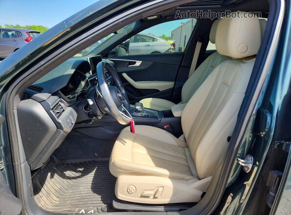 WAUENAF46HN024483 2017 AUDI A4 Green Widok wnętrza z przodu