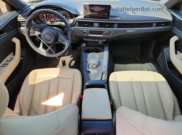 WAUENAF46HN024483 2017 AUDI A4 Green Widok deski rozdzielczej