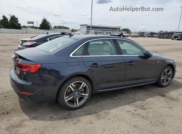 WAUENAF47HA161262 2017 AUDI A4 Синий Задняя правая четверть