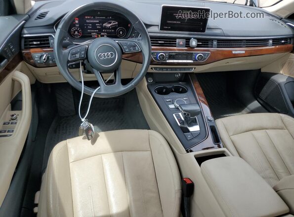 WAUENAF47HA161262 2017 AUDI A4 Синий Вид панели приборов