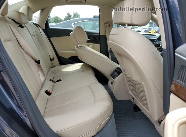 WAUENAF47HA161262 2017 AUDI A4 Синий Вид задних сидений