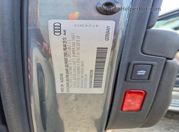 WAUENAF47HN037355 2017 AUDI A4 Gray Вид підкапотного простору