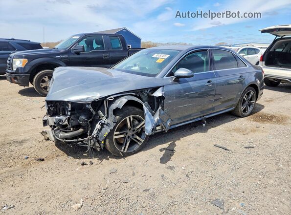 WAUENAF47HN037355 2017 AUDI A4 Gray Передня ліва чверть