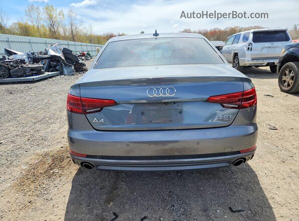 WAUENAF47HN037355 2017 AUDI A4 Gray Вид ззаду