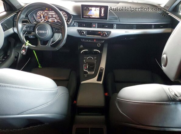 WAUENAF47HN038294 2017 AUDI A4 Черный Вид панели приборов