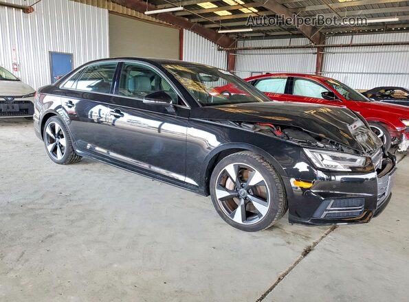 WAUENAF47HN038294 2017 AUDI A4 Черный Передняя правая четверть