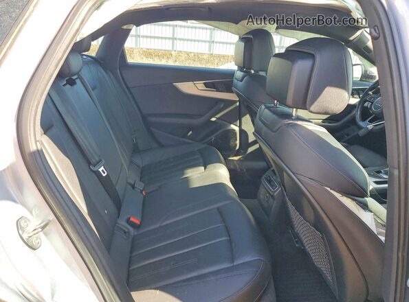 WAUENAF49HN021268 2017 AUDI A4 Silver Rear seats view
