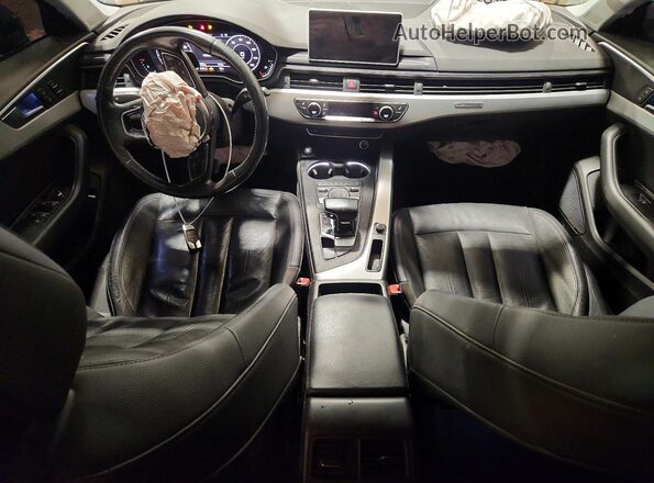 WAUENAF49HN034635 2017 AUDI A4 Gray Vista del salpicadero