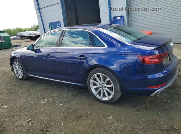 WAUENAF49KA008146 2019 AUDI A4 Blue უკანა მარცხენა