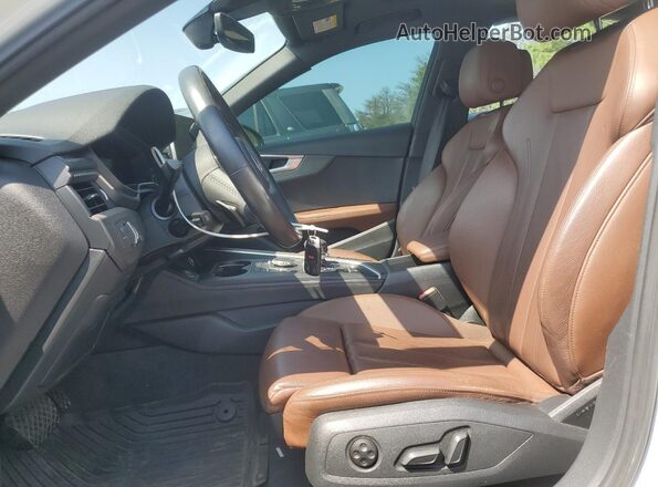 WAUENAF4XKA006972 2019 AUDI A4 White Widok wnętrza z przodu