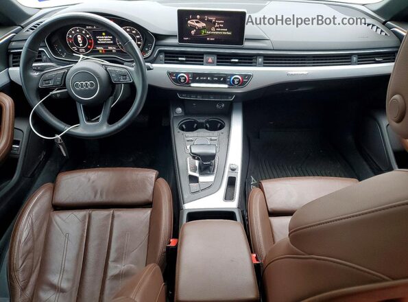WAUENCF50KA018567 2019 AUDI A5 Белый Вид панели приборов