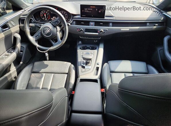 WAUENCF51KA043879 2019 AUDI A5 Black Widok deski rozdzielczej