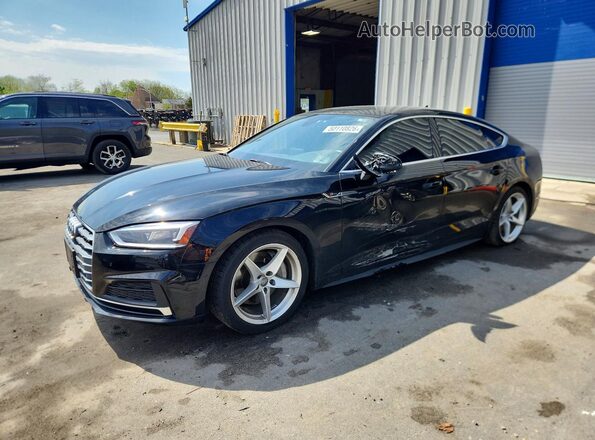 WAUENCF51KA043879 2019 AUDI A5 Black Przód lewy