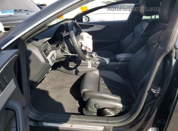WAUENCF56KA043439 2019 AUDI A5 Gray Widok wnętrza z przodu