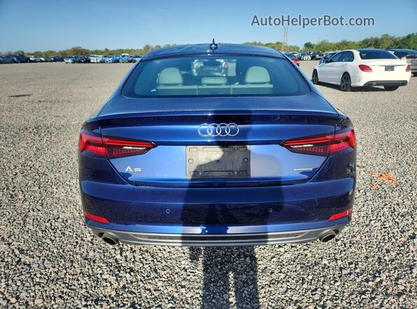 WAUENCF56KA070592 2019 AUDI A5 Blue უკანა ხედი