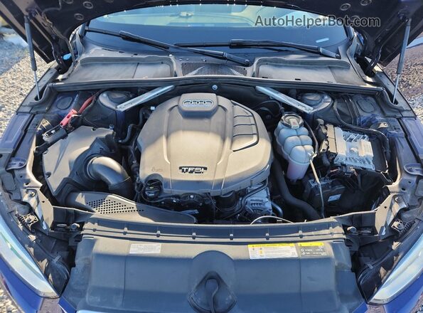 WAUENCF56KA070592 2019 AUDI A5 Blue უკანა სალონის ხედი