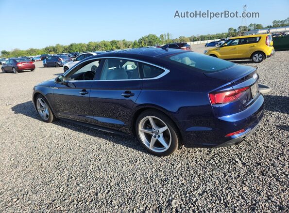 WAUENCF56KA070592 2019 AUDI A5 Blue უკანა მარცხენა