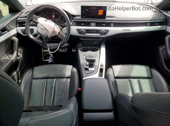 WAUENCF5XJA056189 2018 AUDI A5 Gray Vista del salpicadero