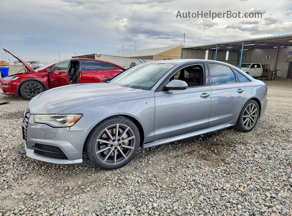WAUF2BFC5HN048428 2017 AUDI A6 Серебряный Передняя левая четверть