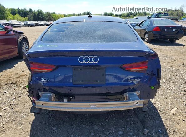 WAUFACF51SA014902 2025 AUDI A5 Blue Вид ззаду