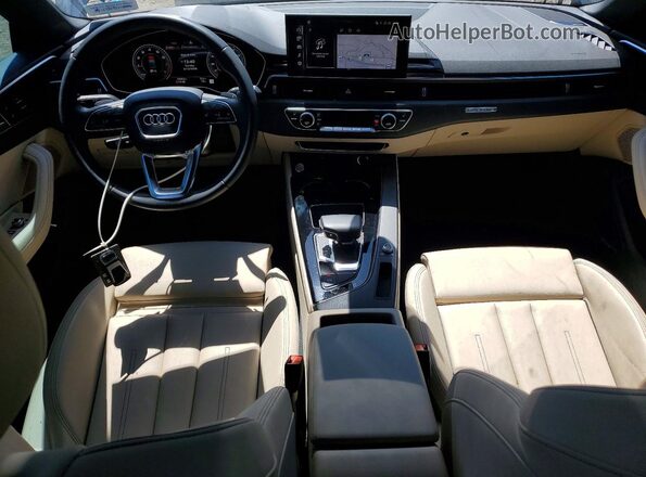 WAUFACF51SA014902 2025 AUDI A5 Blue Вид панелі приладів