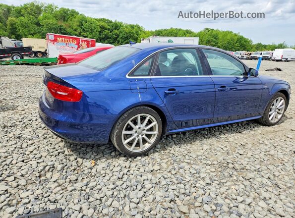 WAUFFAFL1GN011065 2016 AUDI A4 Синий Задняя правая четверть