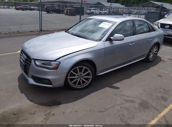 WAUFFAFL2GN008367 2016 AUDI A4 Silver წინა მარცხენა ხედი სამი მეოთხედიდან