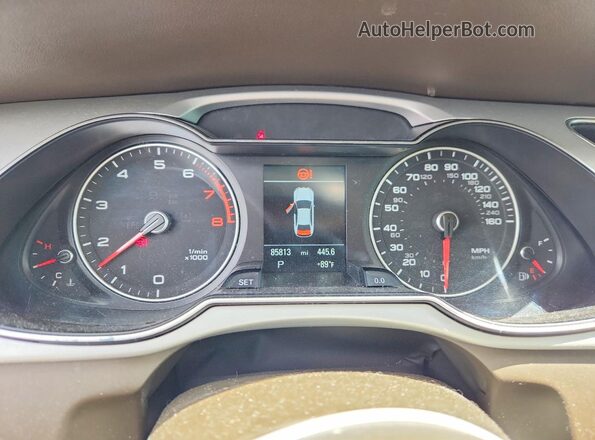 WAUFFAFL7GN005531 2016 AUDI A4 Синий Вид щитка приборов